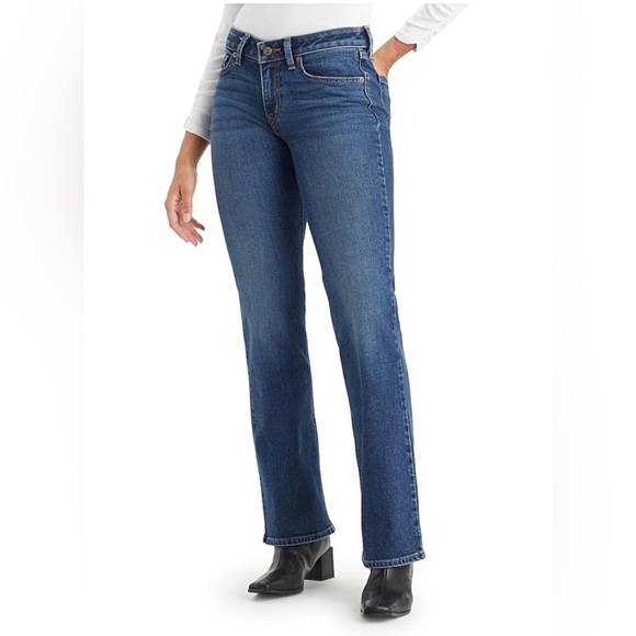 NWOT Levi's Women's Flare Jeans in Deep Blue - Picture 1 of 14